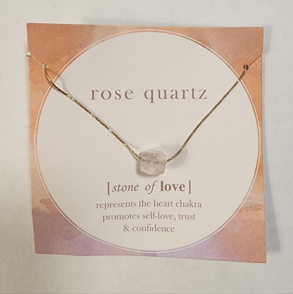 Rose Quartz Stone of Love Necklace